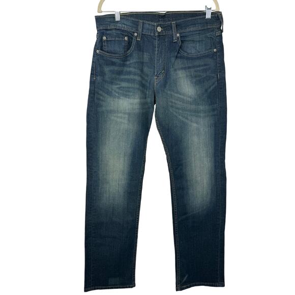 Levi’s 559 Relaxed Straight Jeans Medium Dark Wash Men’s 32x32 - Picture 1 of 8